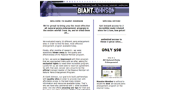 Desktop Screenshot of giantjohnson.com