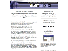 Tablet Screenshot of giantjohnson.com